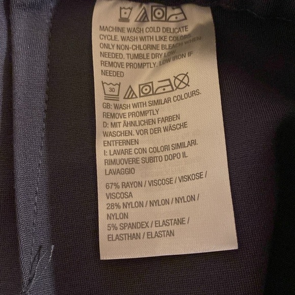 Susan Graver Petite Stretch Pull On Grey Pants - Picture 6 of 6